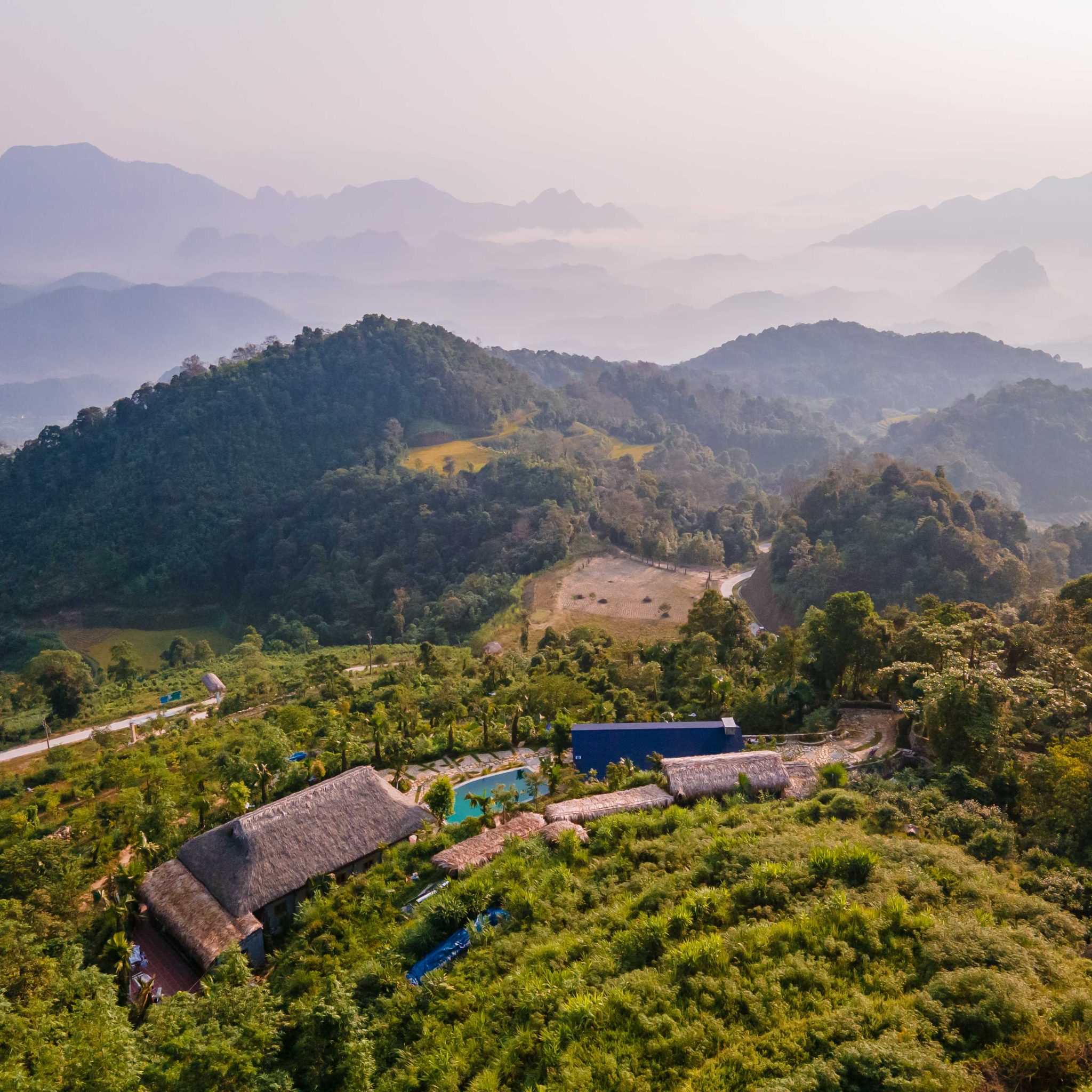 Ảnh nền TVpalm làm card visit