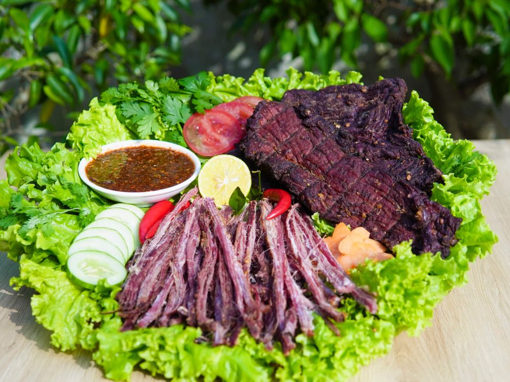 Smoked buffalo meat - Ha Giang specialties to buy as souvenirs