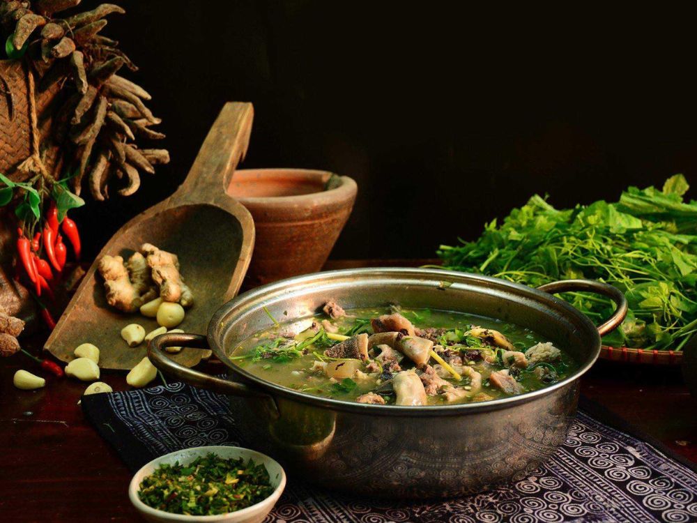 Authentic Thang Co in Ha Giang Food Guide by TVPalm 6 The secret of 12 mountain spices and the essential Thang Co herb
