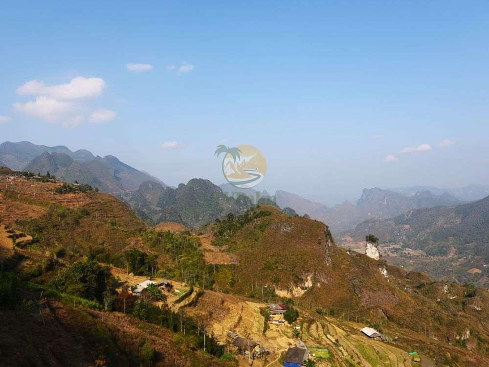 Beautiful mountain village landscape on Ha Giang loop 2 days