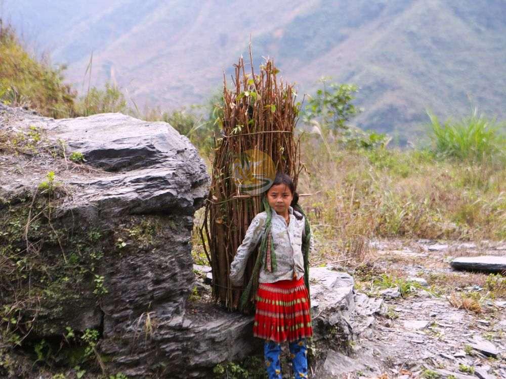 Ethnic child during Ha Giang loop 2 days