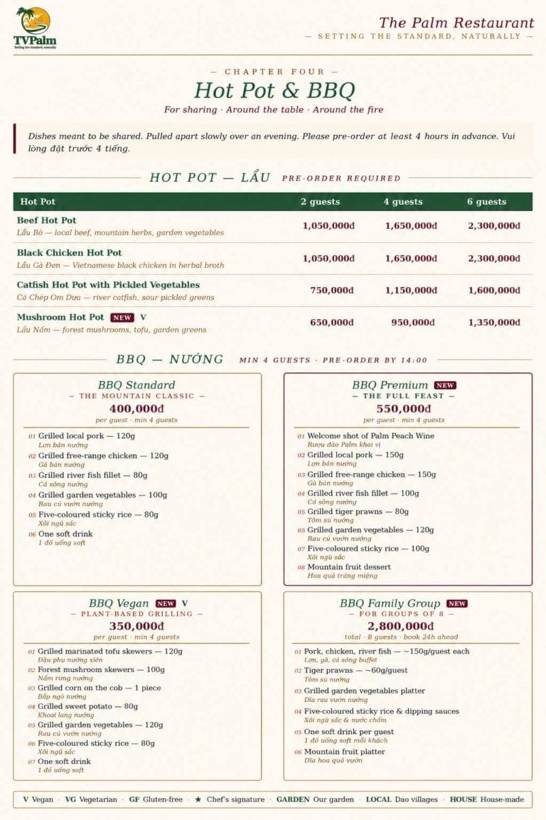 Menu Hotpot & BBQ