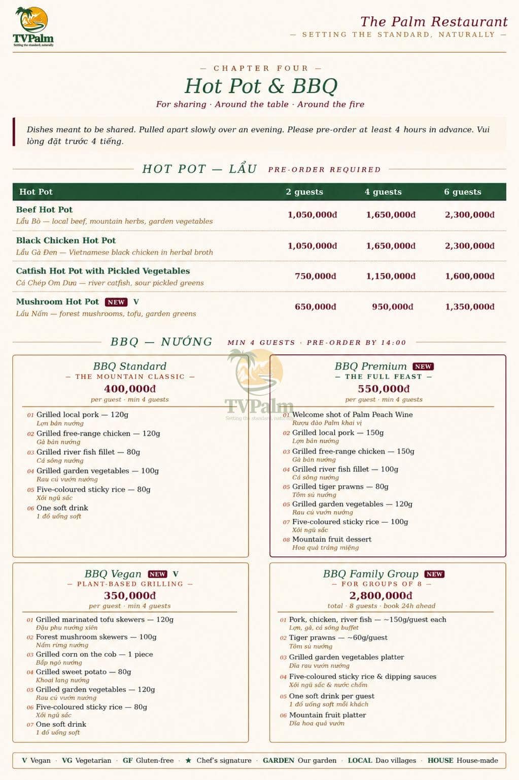 Menu Hotpot & BBQ
