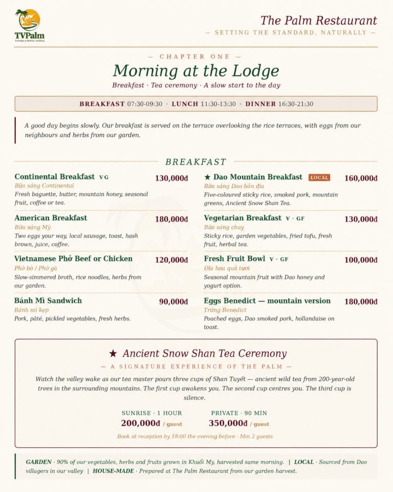 Menu-breakfast