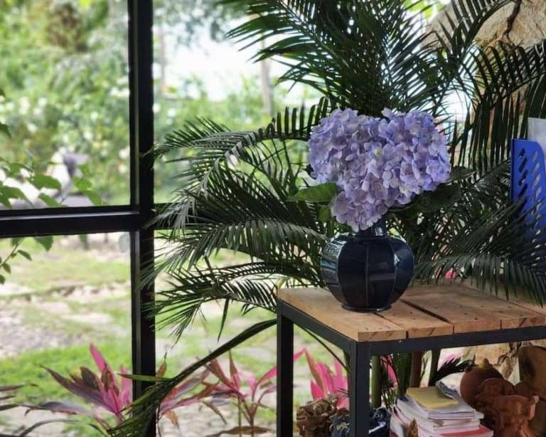 Décor inspiré de la nature au The Palm Restaurant