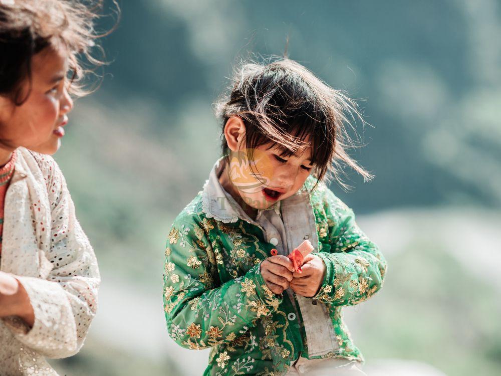 Portrait of local child, Ha Giang loop tour 7 days experience