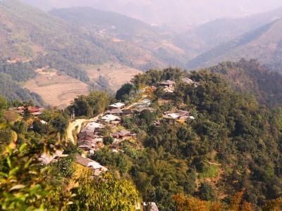 Scenic mountain village on a Ha Giang Loop tour 4 days