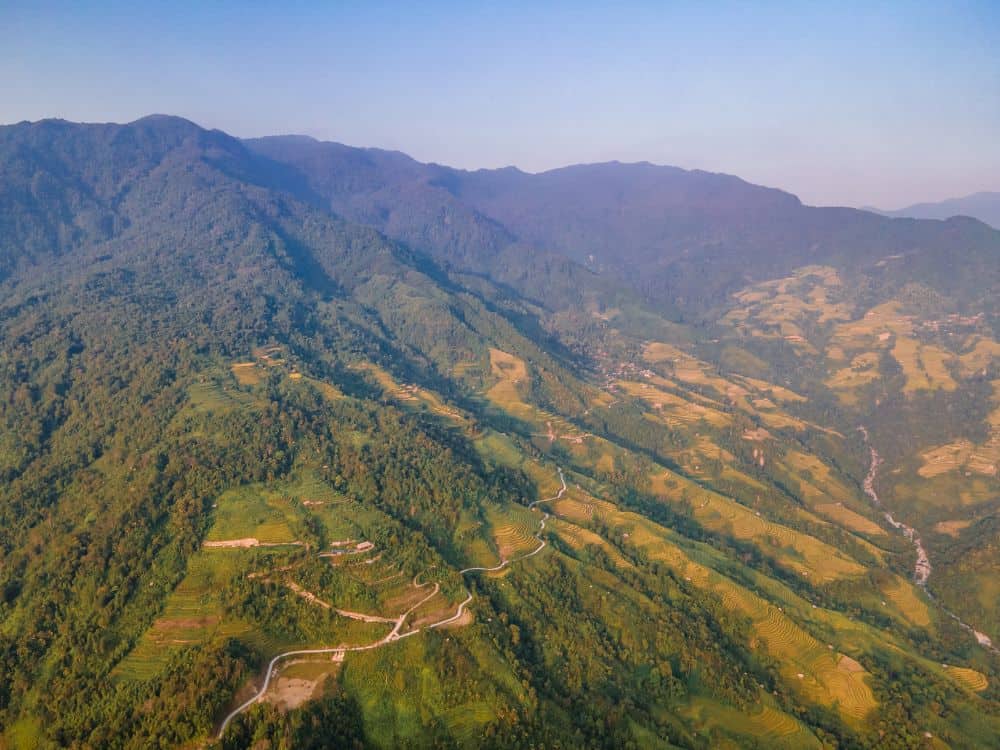 Tay Con Linh Mountain Panorama