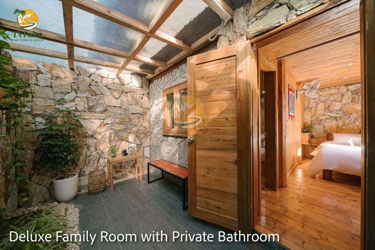 deluxe family roomav open air bathroom