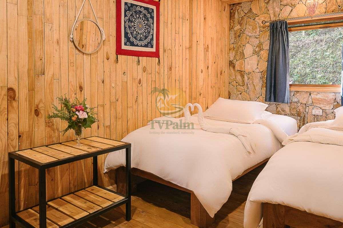 twin room at tvpalm cozy interior view