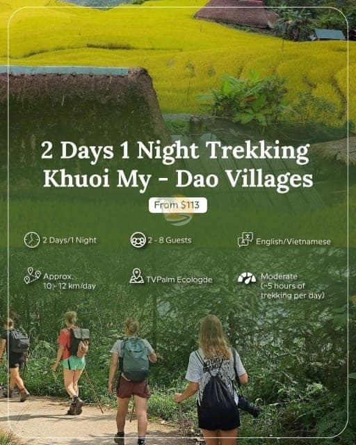 2 Days 1 Night Khuoi My – Xa Phin Village Trekking