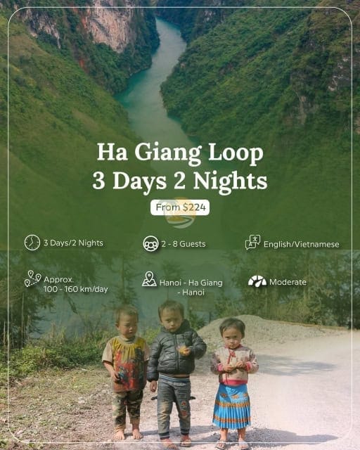 Ha Giang Loop 3 Days 2 Nights Tour