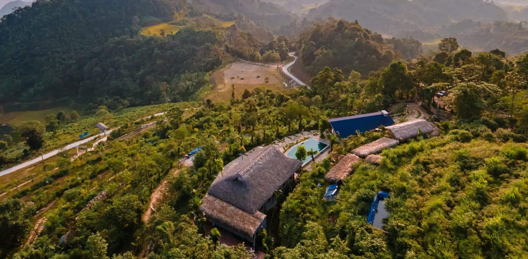 TVPalm Ecolodge - Panoramic Aerial View