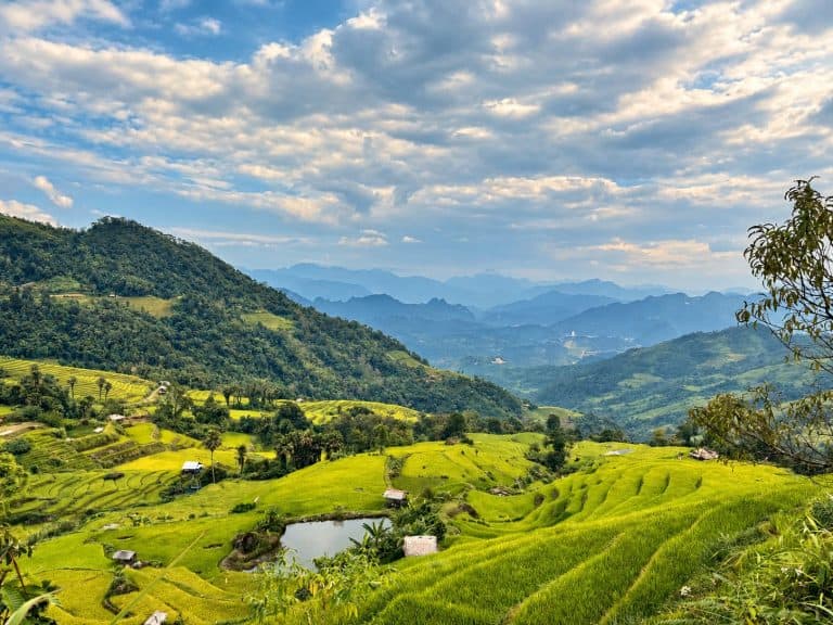Dao village trekking in Ha Giang: rice terraces and the valley between Khuoi My and Xa Phin
